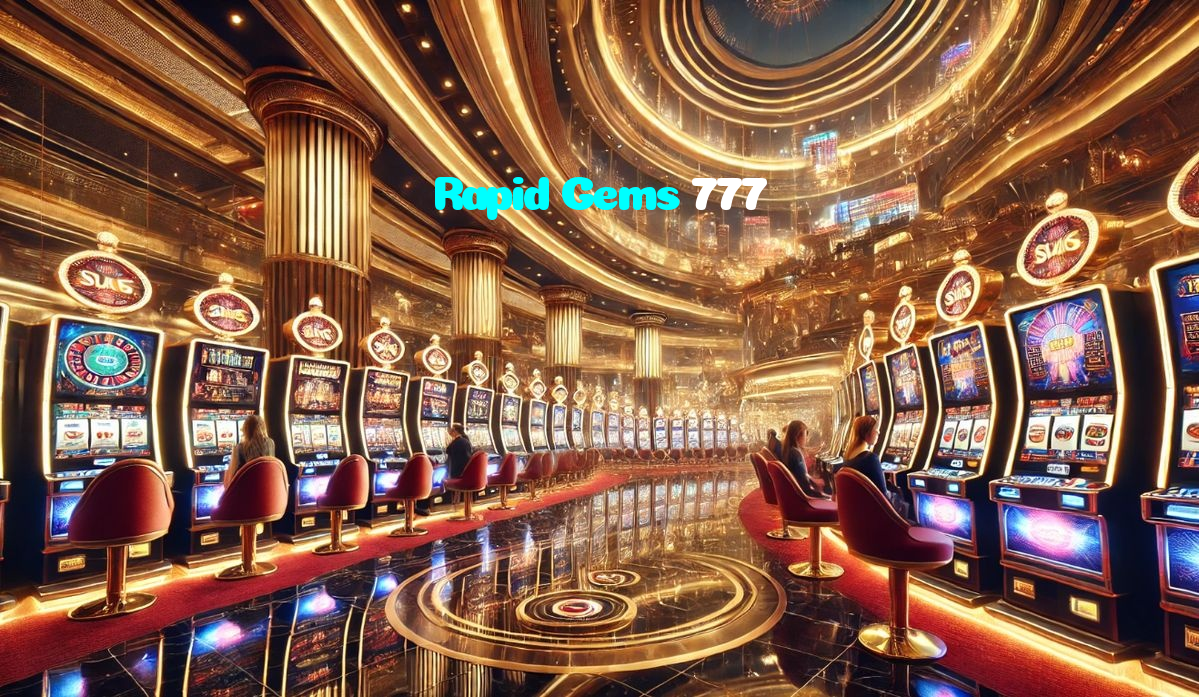 Rapid Gems 777 casino presented on mobile device in Pakistan with slots and live games