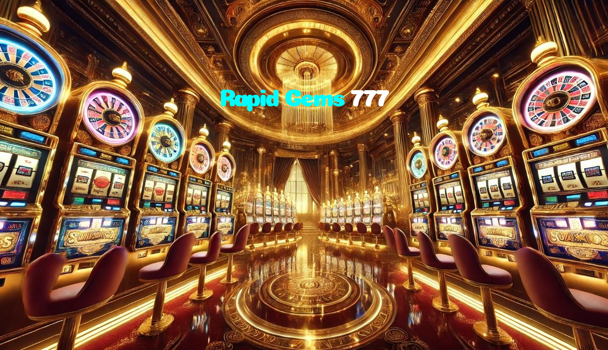 Rapid Gems 777 casino presented on mobile device in Pakistan with slots and live games
